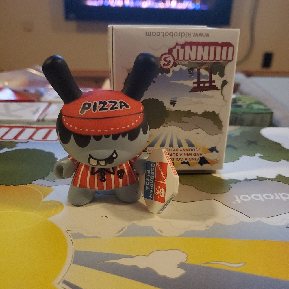 Pizza Guy Dunny by Artist Mad Barbarians